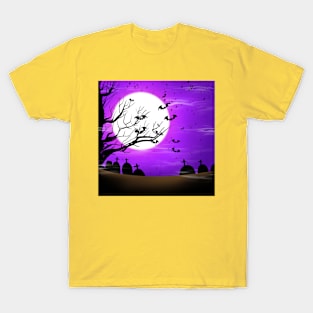 halloween night background T-Shirt